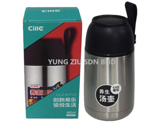 XB-18102#680ML VACUUM FLASK(CILLE)(304)